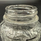 vintage clear glass 2.25" tall Salt & Pepper Shaker jars set - missing lids