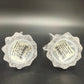 Gorham Holiday Traditions Angels Salt & Pepper set full lead crystal Christmas