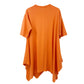 Free People FP Beach orange Kahana shirt Tunic Dress women's XS oversized NEW