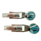 vintage silver & turquoise aqua blue sphere stone Cuff Links cufflinks jewelry