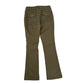 Athleta dark olive green Boulder Pants women's 4 small organic cotton bootcut