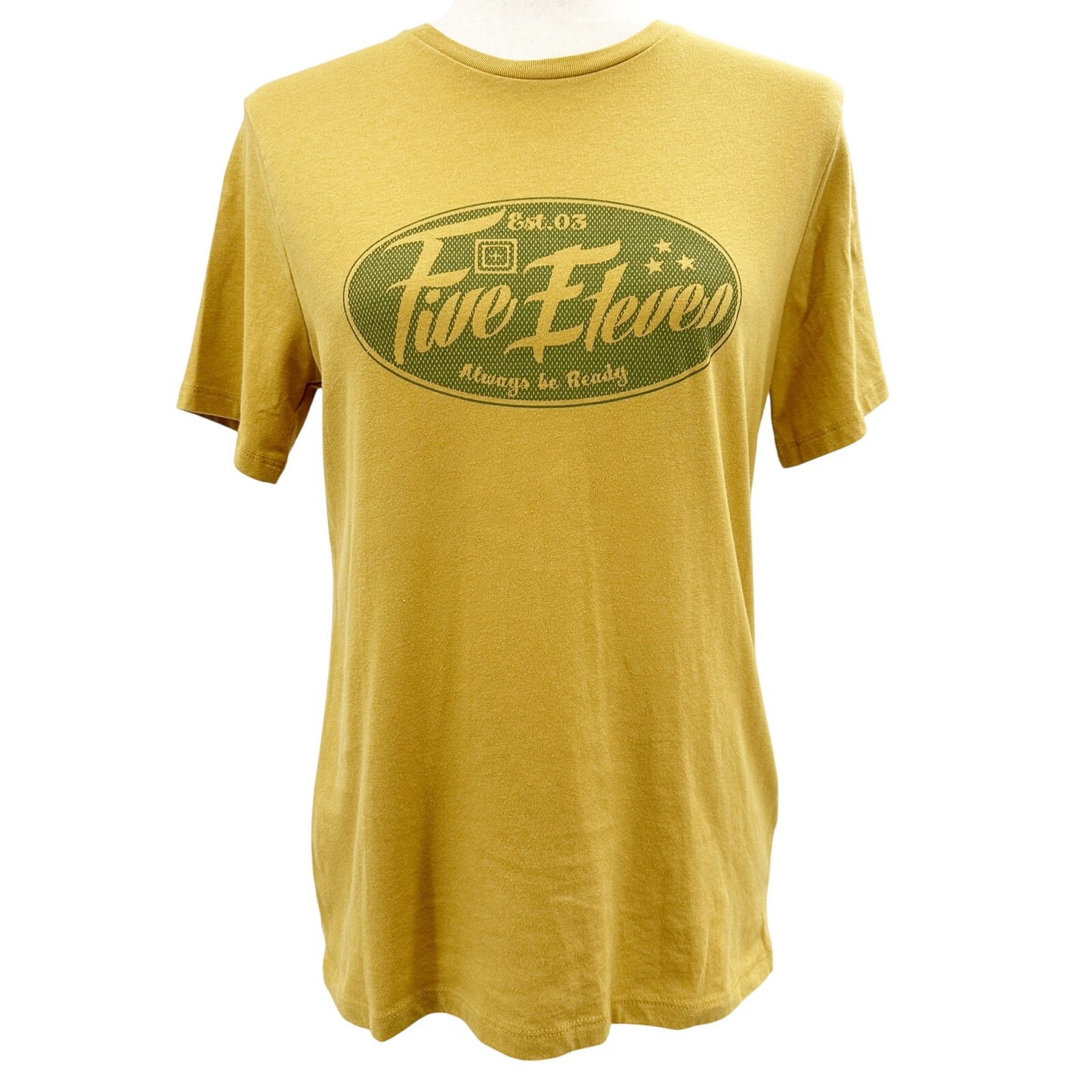 golden yellow & green 5.11 tee t-shirt women's MEDIUM