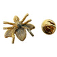 vintage rhinestones & gold tone metal Bee Lapel Pin insect jewelry Ballou Reg'd