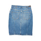 Anthropologie Pilcro and The Letterpress blue denim Pencil skirt womens 4 small
