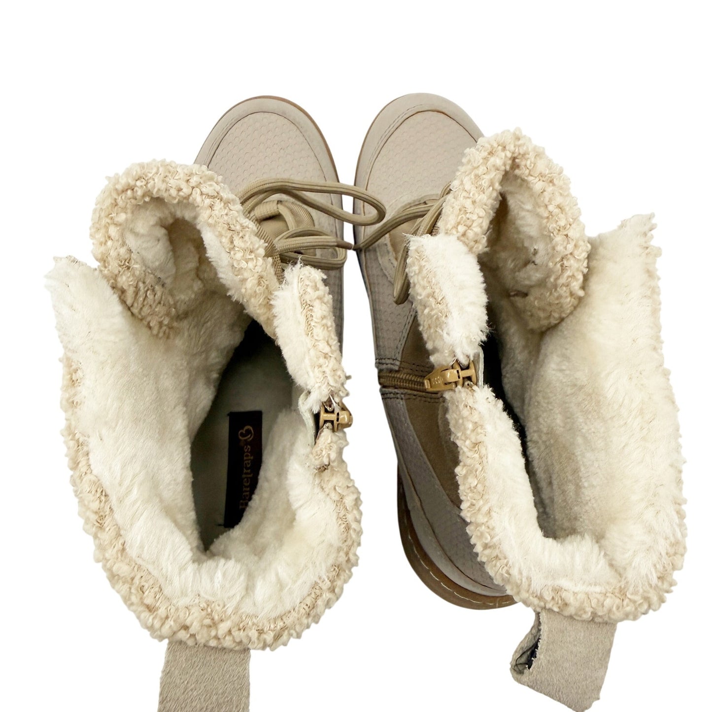 Baretraps khaki Alta Snow Boots women's 9.5 shoes 9 1/2 M cold weather booties