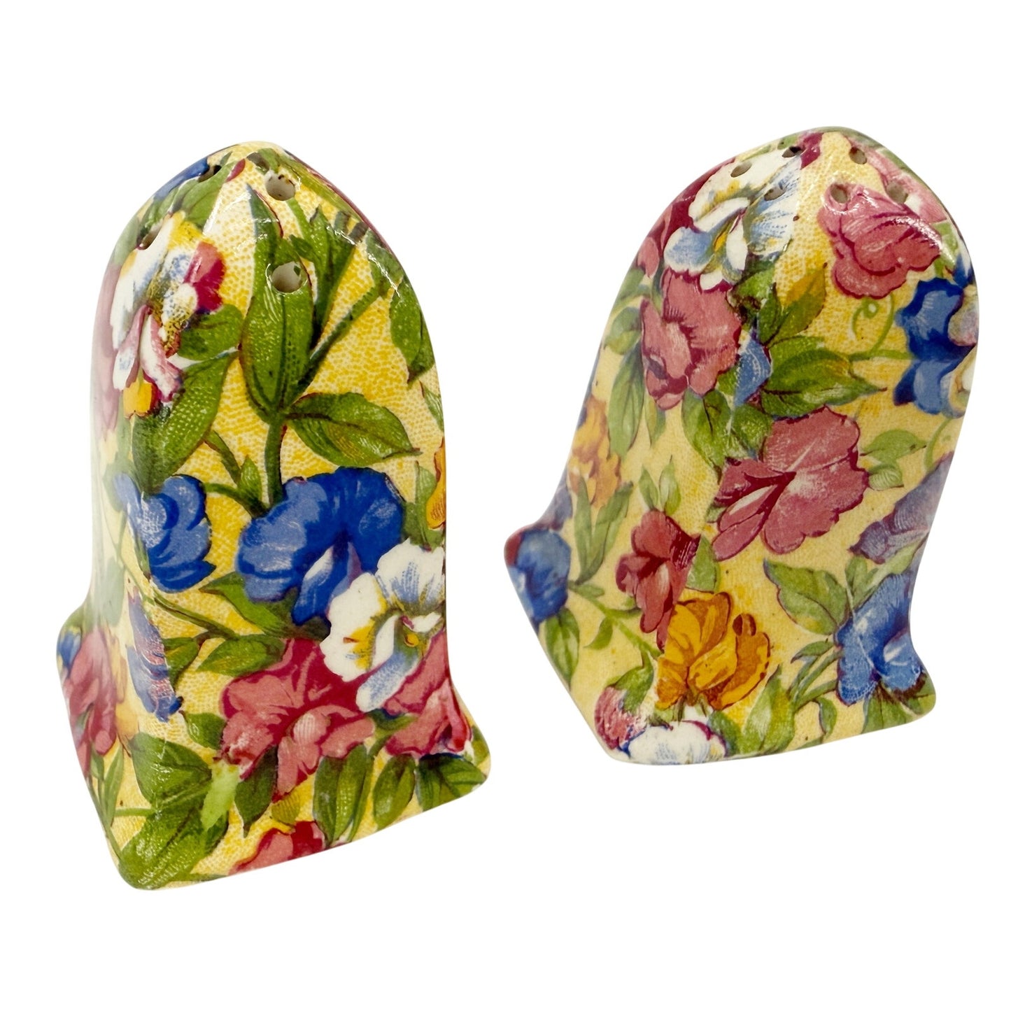 Sweet Pea floral Salt & Pepper Shakers | Royal Winton