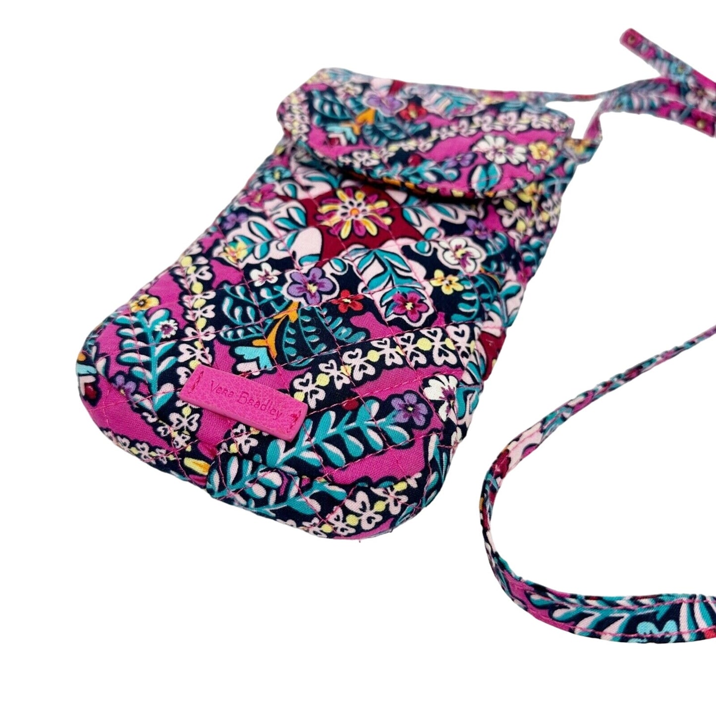 Vera Bradley pink Kaleidoscope Crossbody Mini Purse Phone Case bag Spring 2019