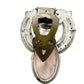vintage WMCA pink & clear rhinestones Dress scarf Clip sparkle jewelry