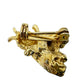 vintage gold tone metal Bee BROOCH small insect jewelry pin