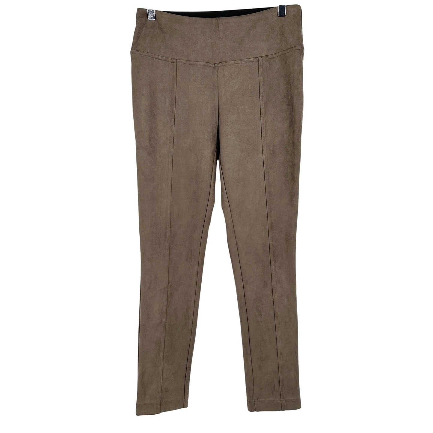 Andrew Marc taupe faux suede pull on Pants women's SMALL