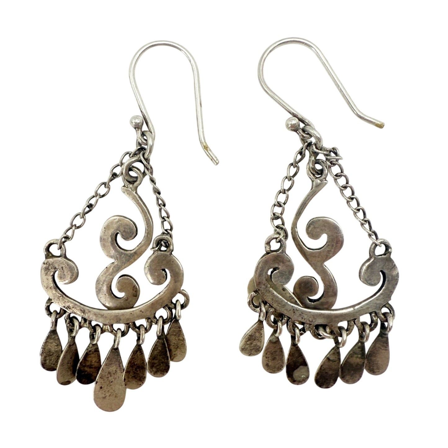 sterling silver 925 Dangle Hook Earrings possibly retired Silpada jewelry