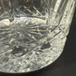 vintage glass vanity jar Round Puff Box Atlantis Chartres (Cut) blown glassware