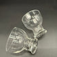 vintage pair Homestead Tumbler Glasses Federal Glass 4oz clear cups MCM cocktail