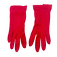 vintage Van Raalte red nylon Fashion Gloves women's OS one size made in USA