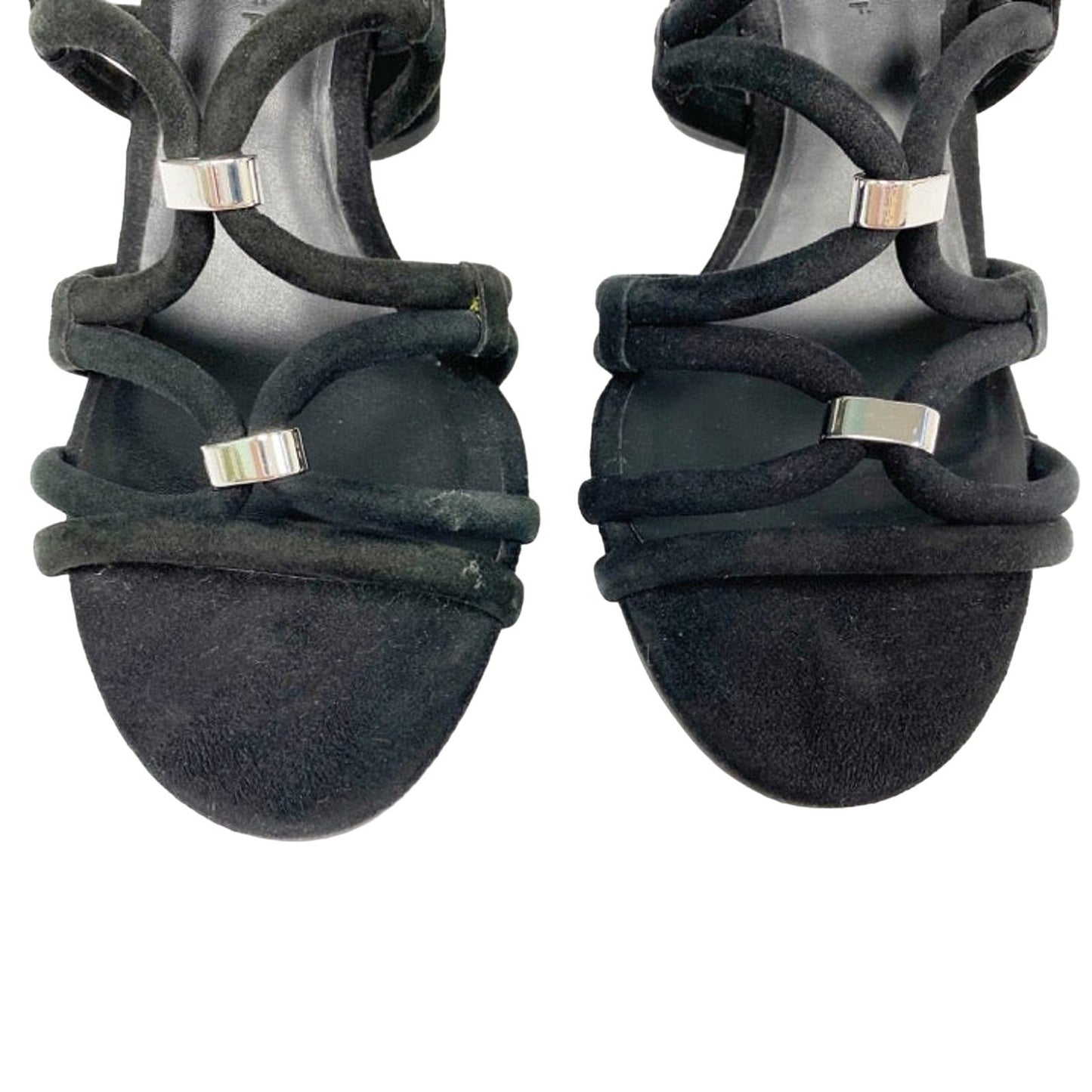 Rebecca Minkoff black Apolline Strappy heeled Sandals shoes size 7 M new $158