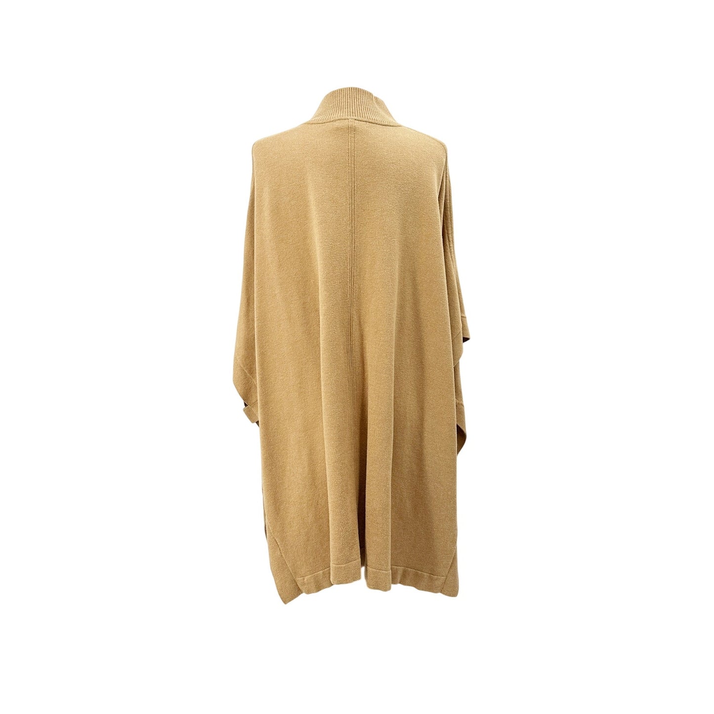 Banana Republic Factory camel Mock Neck Poncho sweater M / L medium large