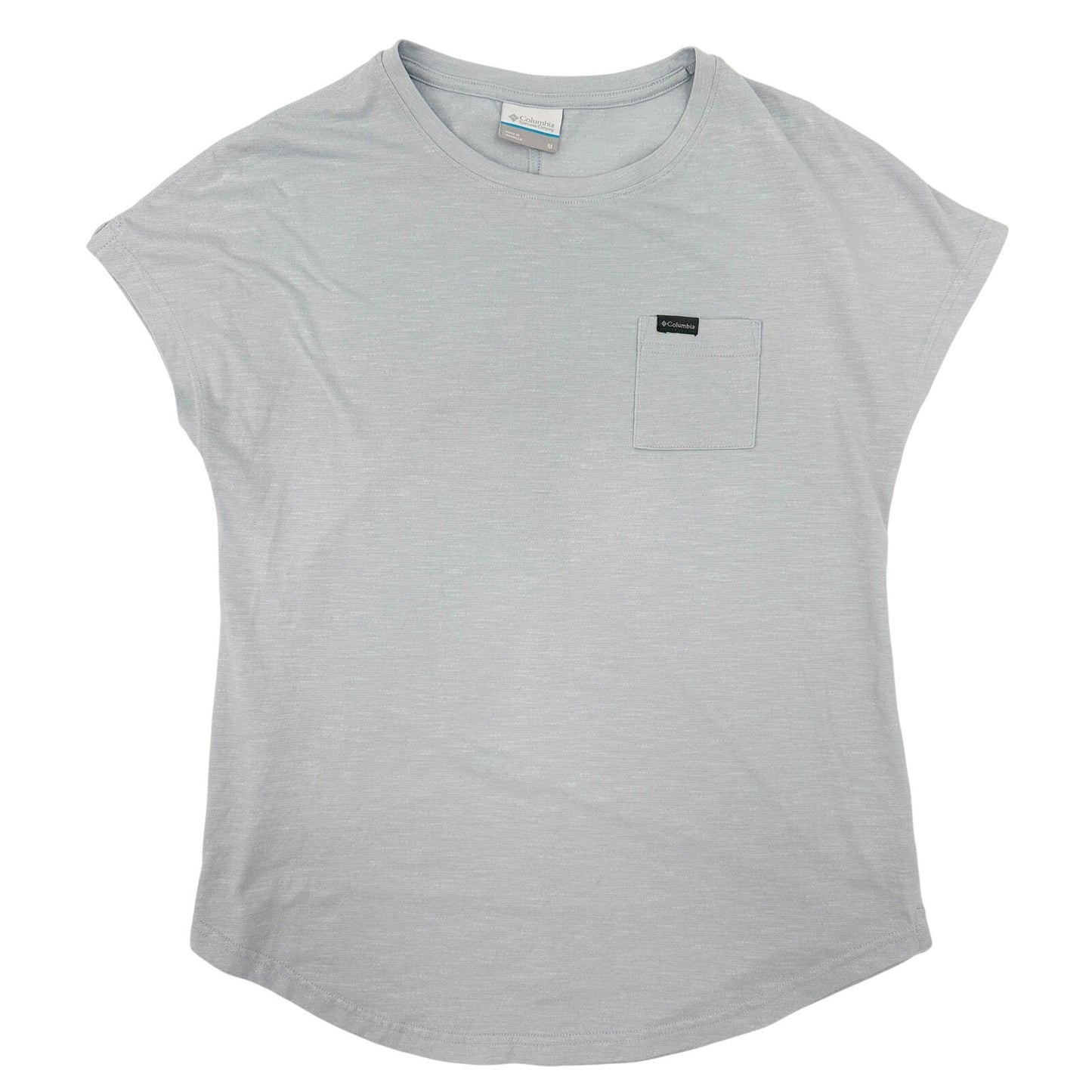 Columbia light blue Tee shirt top women's MEDIUM