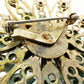 vintage rhinestones pearls pale blue stones BROOCH jewelry pin