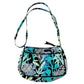 Vera Bradley blue Camofloral Crossbody hipster Purse bag Spring 2016 handbag