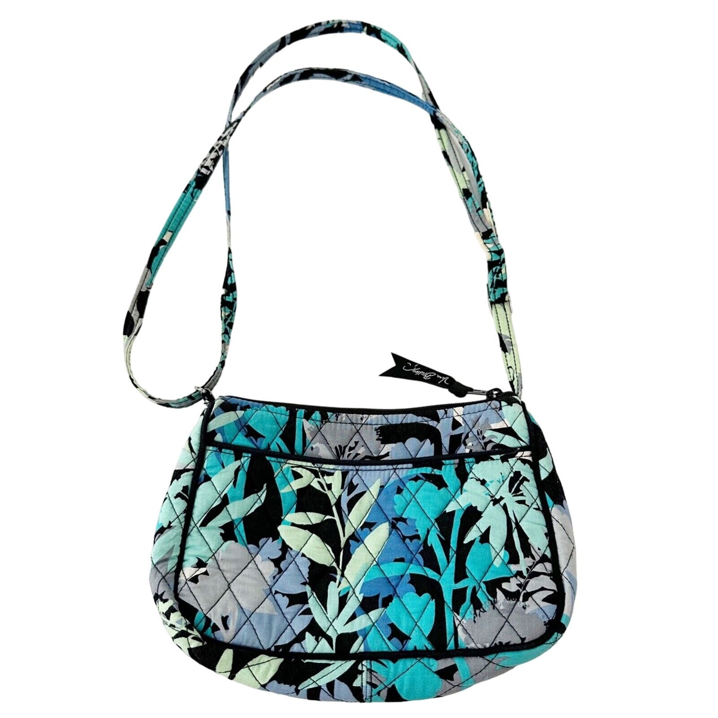 Vera Bradley blue Camofloral Crossbody hipster Purse bag Spring 2016 handbag