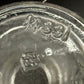 vintage clear glass 2.25" tall Salt & Pepper Shaker jars set - missing lids