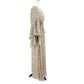 Buddy Love Colette floral Maxi Dress women's MEDIUM teal gold peach flowers NEW