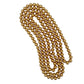 vintage long strand gold beads Beaded Necklace costume jewelry