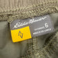 Eddie Bauer mud greenish brown Hiking outdoor Pants women's 6 small joggers