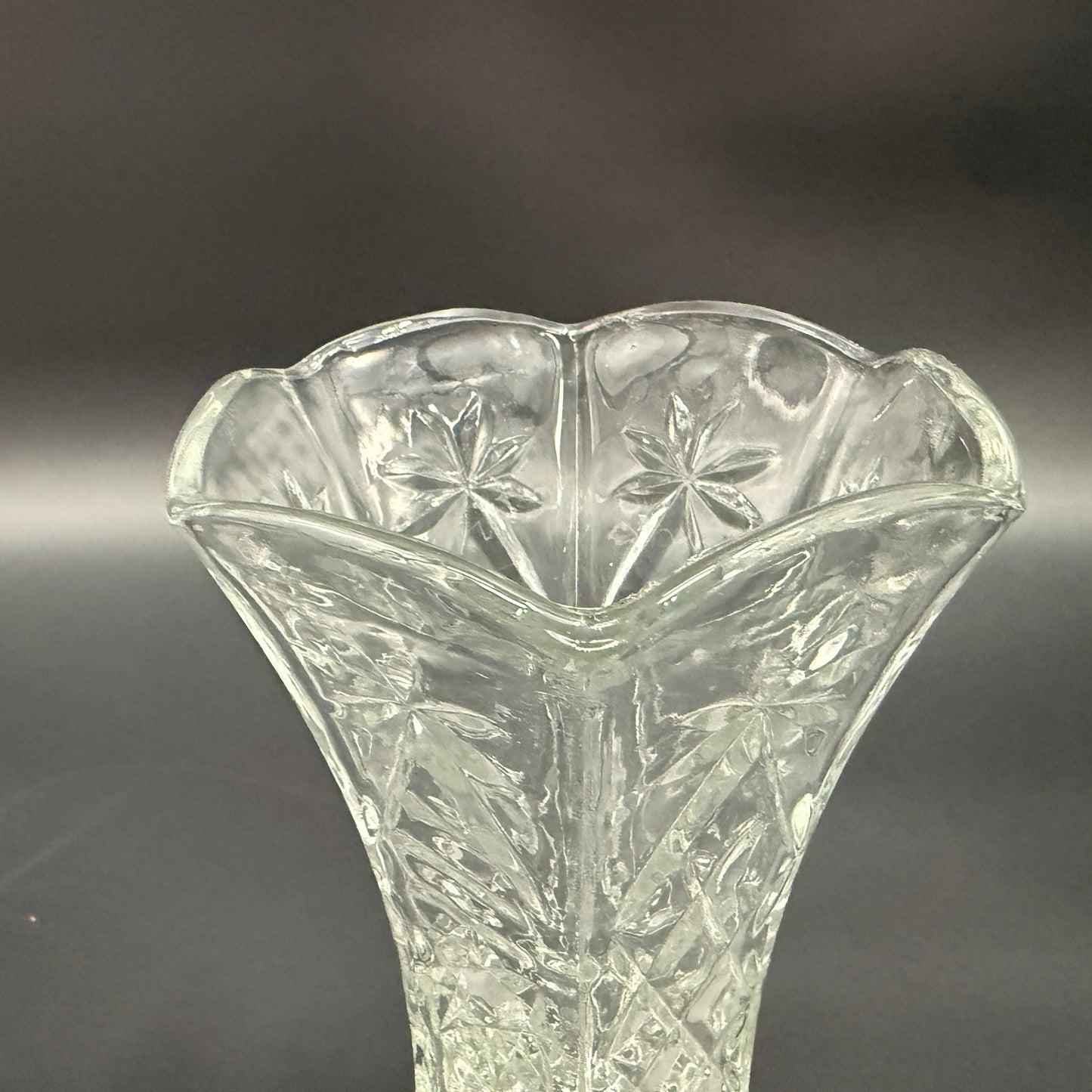 Prescut Clear glass 8" Flared Vase | Anchor Hocking