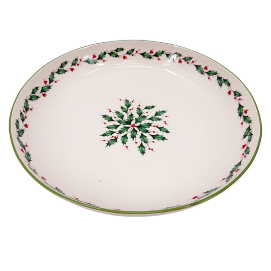 Large Round Christmas Serving Bowl | Lenox Holiday