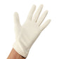 vintage white Fashion Dress Gloves women's SMALL wrist length bow scalloped cuff