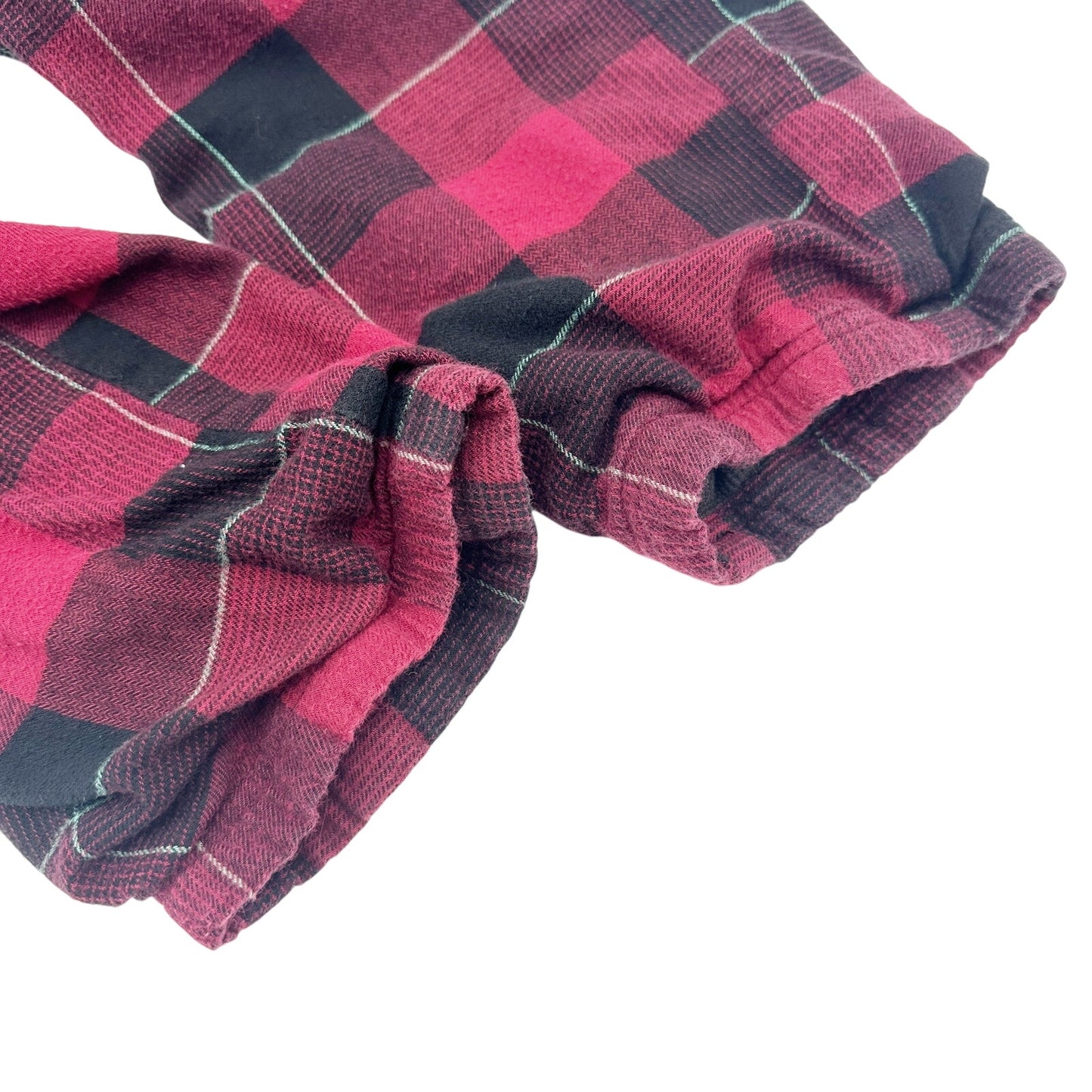 prAna black & red plaid Lounge thermal-lined Flannel Pants women's XS