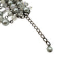 Chico's gray silver & clear beaded Bracelet women's NEW
