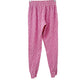 Lila and Hayes white & pink hearts Jogger style Pajama Pants women's SMALL