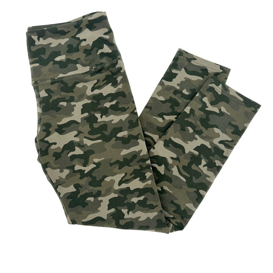 green camo Casablanca Leggings athleisure women's MEDIUM camouflage Marrakech