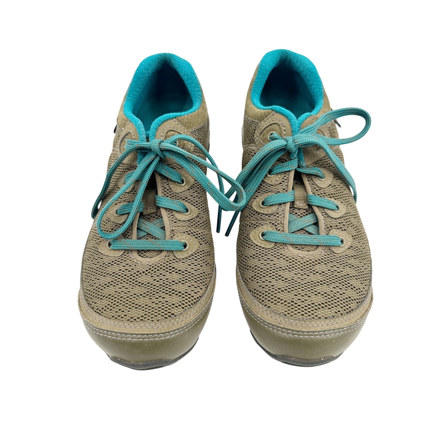 TEVA Ahnu Sugarpine brown & blue low profile hiking shoes womens 6.5 sneakers