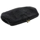 vintage black beaded Evening Chain Clutch Bag handbag purse made in Japan