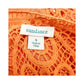 Sundance Amira orange lace pleated Summer casual Dress women's SMALL sundress