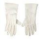 vintage Alexette white leather Above Wrist Dress Gloves women's 7 small