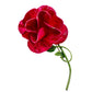vintage enamel hot pink metal flower BROOCH floral jewelry pin