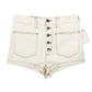 We The Free People ecru high rise Bridgette denim SHORTS size 30 new $68