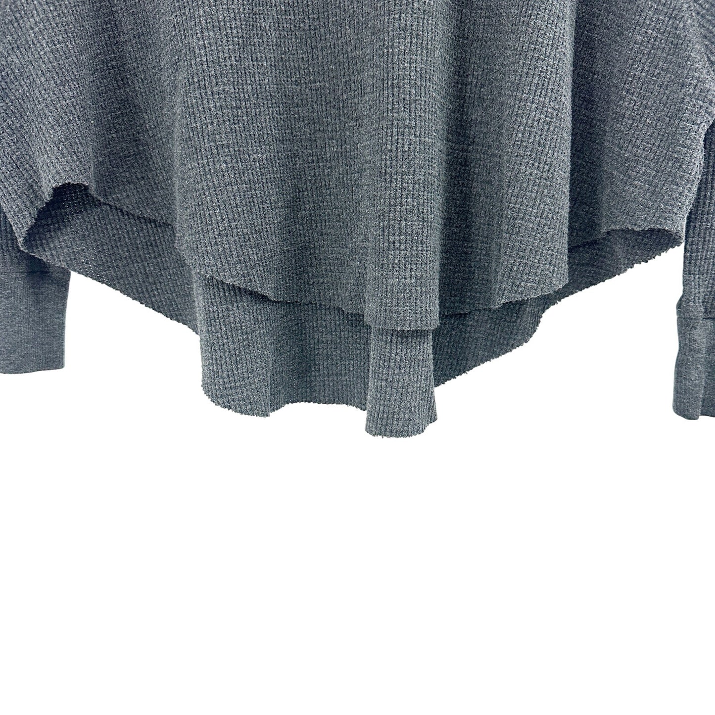 We The Free People dark gray Thermal shirt Top women's XS