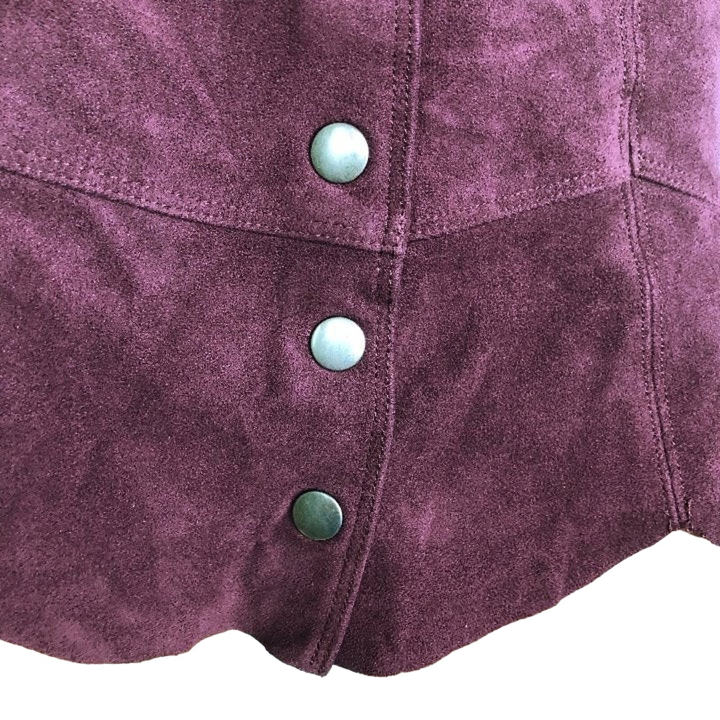American Eagle faux suede red wine colored short SKIRT mini size 4 womens