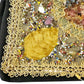 vintage Veldore of Houston embellished Handbag velvet beads needlepoint purse