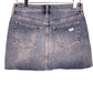 We the Free People blue denim short SKIRT distressed mini size 27 new $60