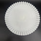 vintage Fenton white Hobnail Milk Glass round Cake Plate pedestal Stand 12.5"