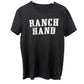 Ranch Hand black & white T-Shirt women's SMALL graphic Junk Gypsy tee