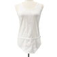 Athleta white adjustable waist Tank Top workout wear women's XS athleisure