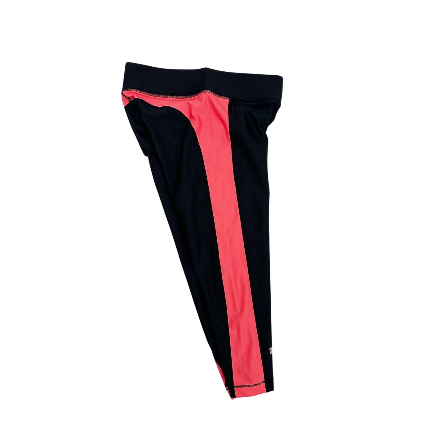 Under Armour black & pink Compression capri Pants women's MEDIUM workout tights