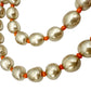 vintage strand gold & orange beads Beaded Necklace costume jewelry